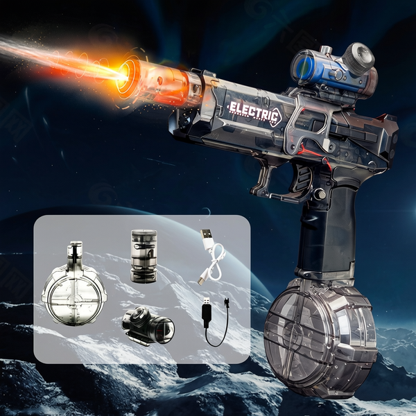 Ultimate Battle Blaster Electric Water Gun - High-Speed 26ft Range| Summer Fun UAE