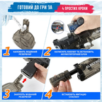 Ultimate Battle Blaster Electric Water Gun - High-Speed 26ft Range| Summer Fun UAE