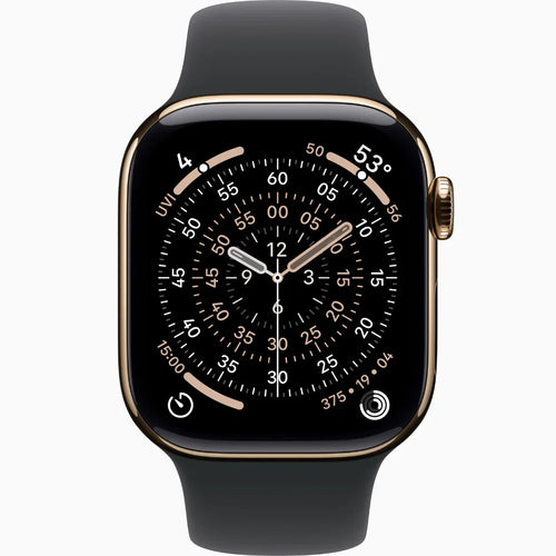 Apple Watch Series 9 (GPS + Cellular) - Premium Stainless Steel Smartwatch /  - ساعة Apple Watch Series 9 (GPS + Cellular) - ساعة ذكية فاخرة من الفولاذ المقاوم للصدأ